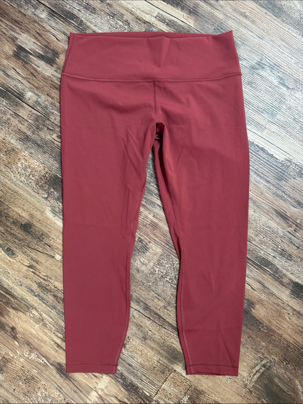 Lululemon Wunder Under High-Rise Tight 25" Full-On Luxtreme Chianti Size 16